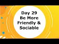 Friendly People Are Happier