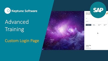 Custom Login Page - Neptune DXP - SAP Edition [Expert] | eLearning