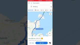 How to AVOID FERRIES on GOOGLE MAPS iPhone? screenshot 1