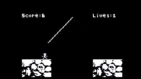 One Button Hackvision Game