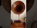 Nocturne red martian cylinder record playing on edison triumph model d