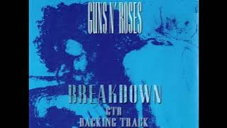 Guns N' Roses Breakdown GTR Backing Track