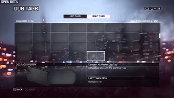 Battlefield 4 Open Beta Ps3 --DOG TAGS--AWARDS