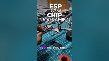Programming esp8266 chip with a esp development board simple method #esp8266  #arduino #electronics