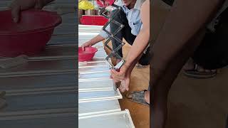 How to fit a rolling shutter with a China spring box