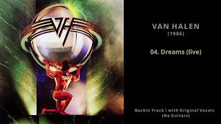 Video thumbnail of "VAN HALEN - DREAMS - Backing Track with orginal vocals"