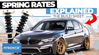 Why You Should Care About Spring Rates on Your Car | The Build Sheet