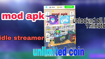 Idle streamer mod apk latest version || 100% Working (mod money) ||