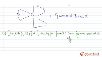 How many geometrical isomers are possible in the following corrdination entities? (i). `[Cr(C_2O_4)