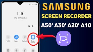 Samsung A30 screen recorder hindi | Samsung screen recorder,  A30, A20, A10, screen recorder Samsung