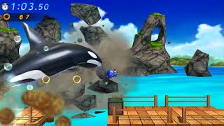 Sonic Generations (3DS) All Stages and Bosses S Rank