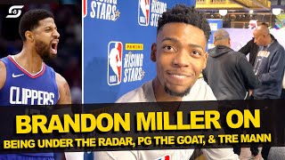 Brandon Miller talks about being overlooked in High School after choosing to go to public school