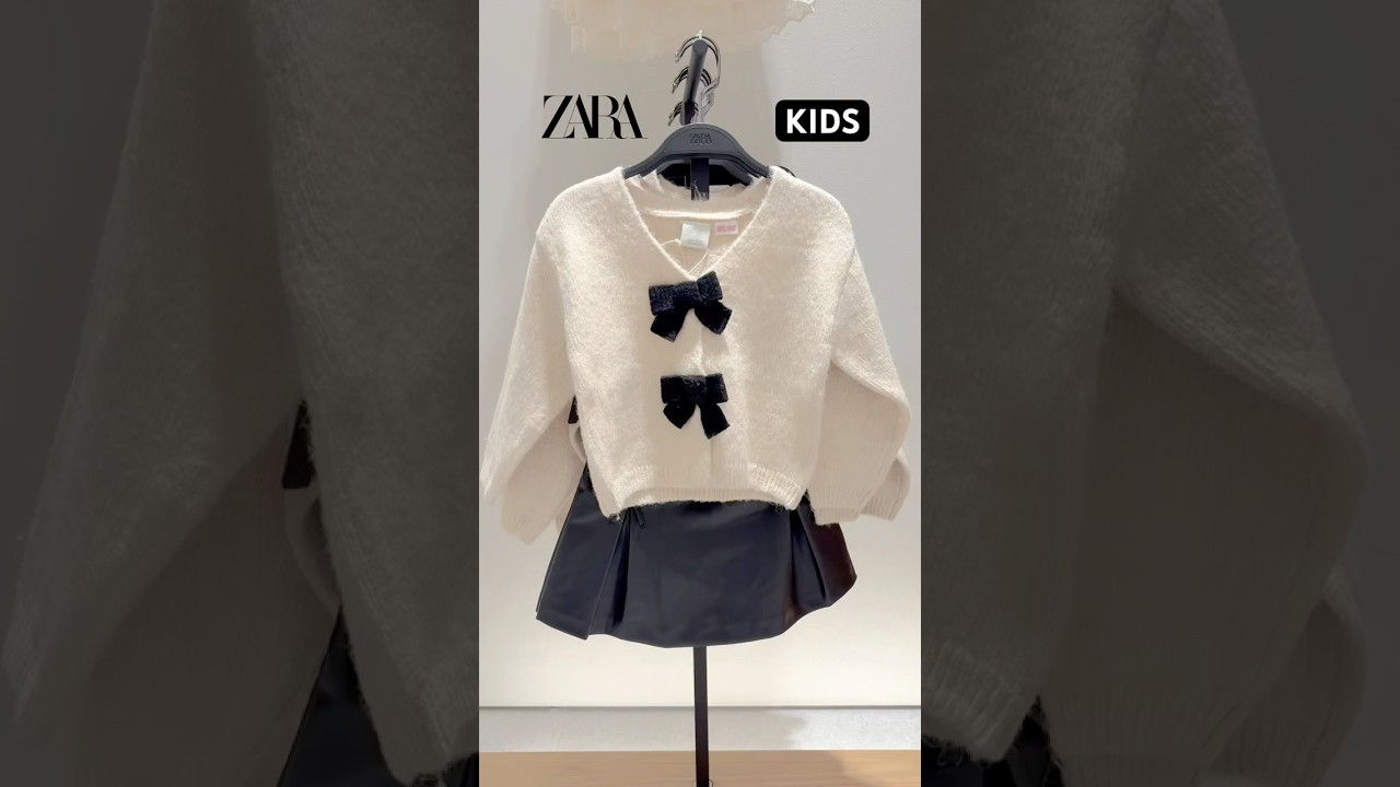 ZARA Kids Collection | September 2025 🎀🤍🖤