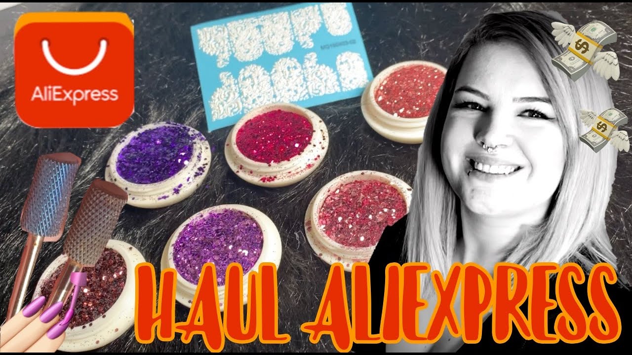 HAUL ALIEXPRESS : NAIL ART, GLITTER,  EMBOUT PONCEUSE 💅🏻💸+ CONCOURS