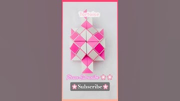 Tortoise by magic snake 60 pieces #gaming #rubiksnake #shorts #ytshorts #puzzle