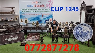 Clip 1245 (4/2/2023) Trường Kỷ Song Tiện Cẩn Ốc, Bàn Ghế Gỗ Gõ Giá Rẽ, Đồ Xưa Sưu Tầm, Mekong Ltk