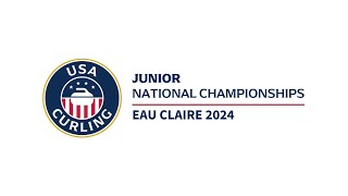 Clare Viau vs. Julia Pekowitz - Draw W7 - USA Curling Junior National Championships [A]