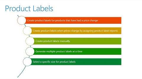 Product Label Features