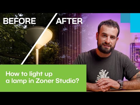 How to LIGHT UP a Lamp in Zoner Studio? 💡