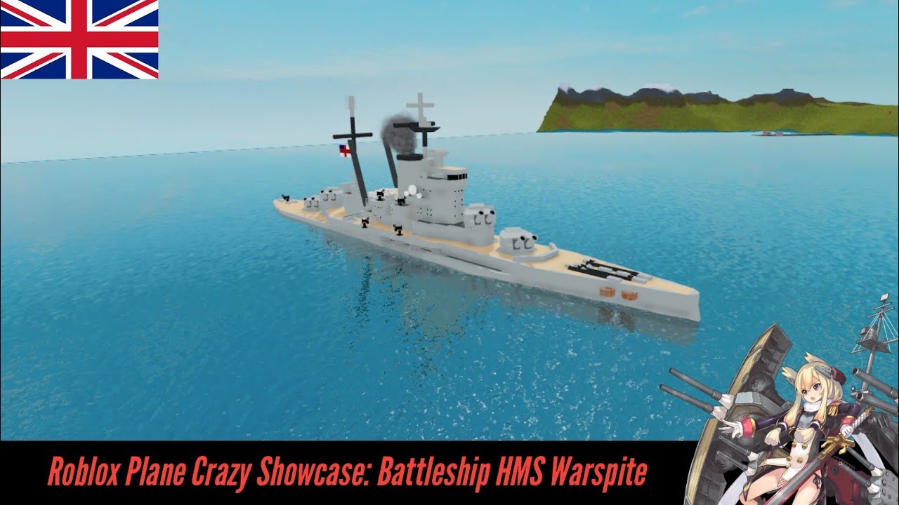 Roblox Plane Crazy Showcase Battleship Hms Warspite Youtube - roblox plane crazy ultimate battle ship youtube