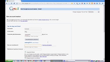 Een gmail account aanmaken