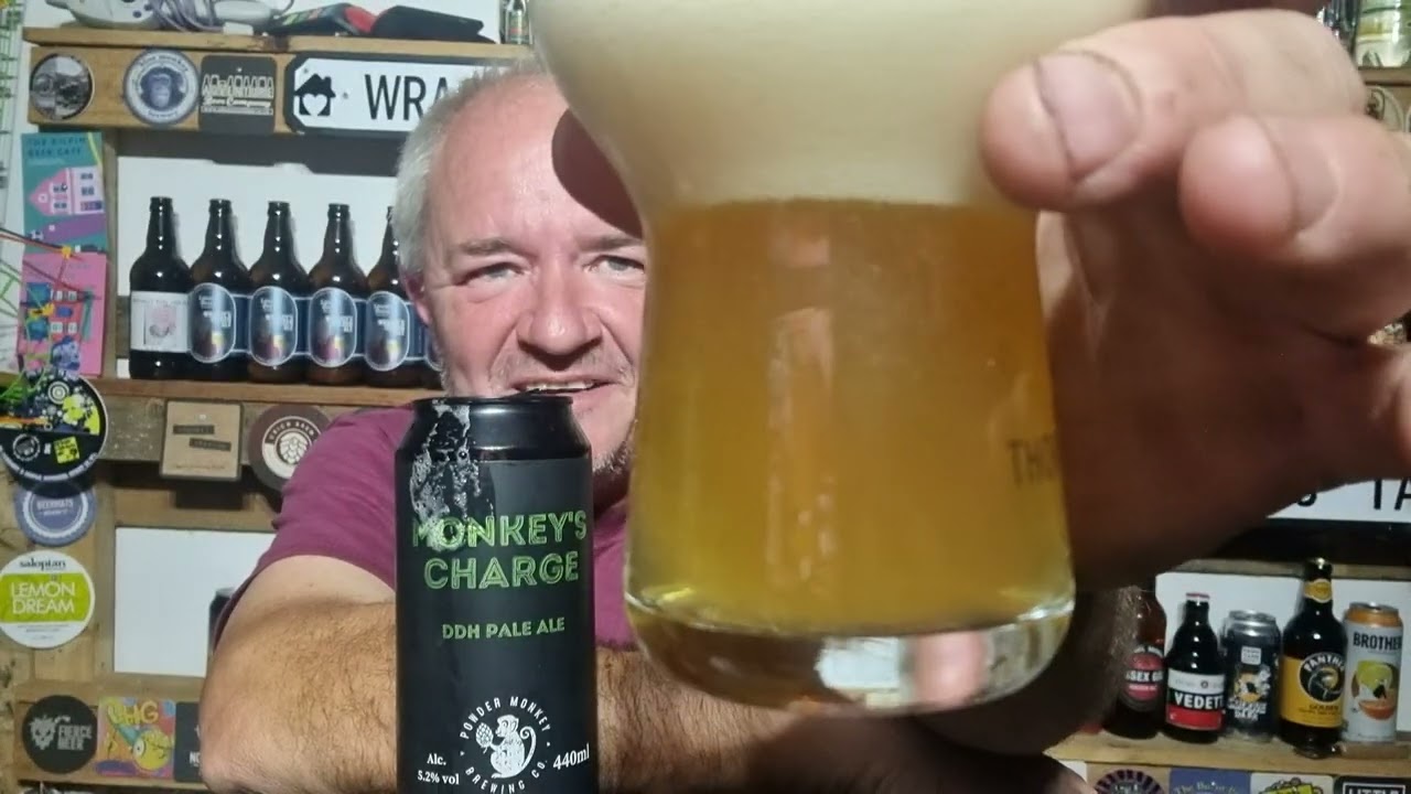 Monkey Charge Ddh Pale Ale  - Powder Monkey Brewing Co  - Beer Review 