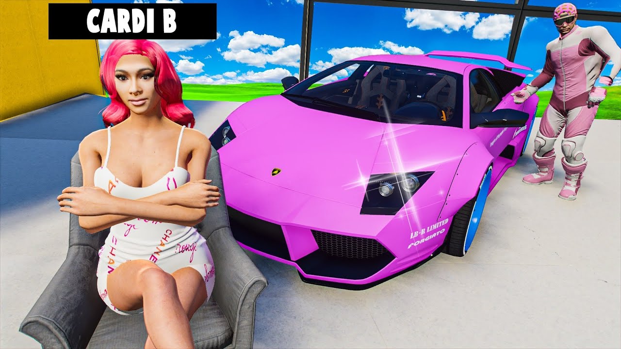 Stealing Cars from Cardi B in GTA 5