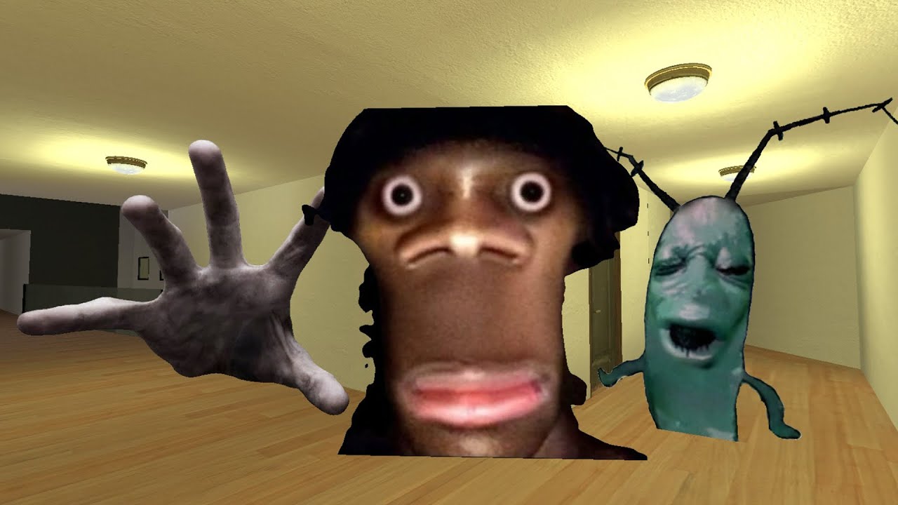 Scary Hand, Hi My Name Is Aughh And Plankton Aughh Nextbot Gmod