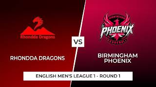 Rhondda Dragons vs Birmingham Phoenix 1 [BD Men's League 1 - 10/10/26]