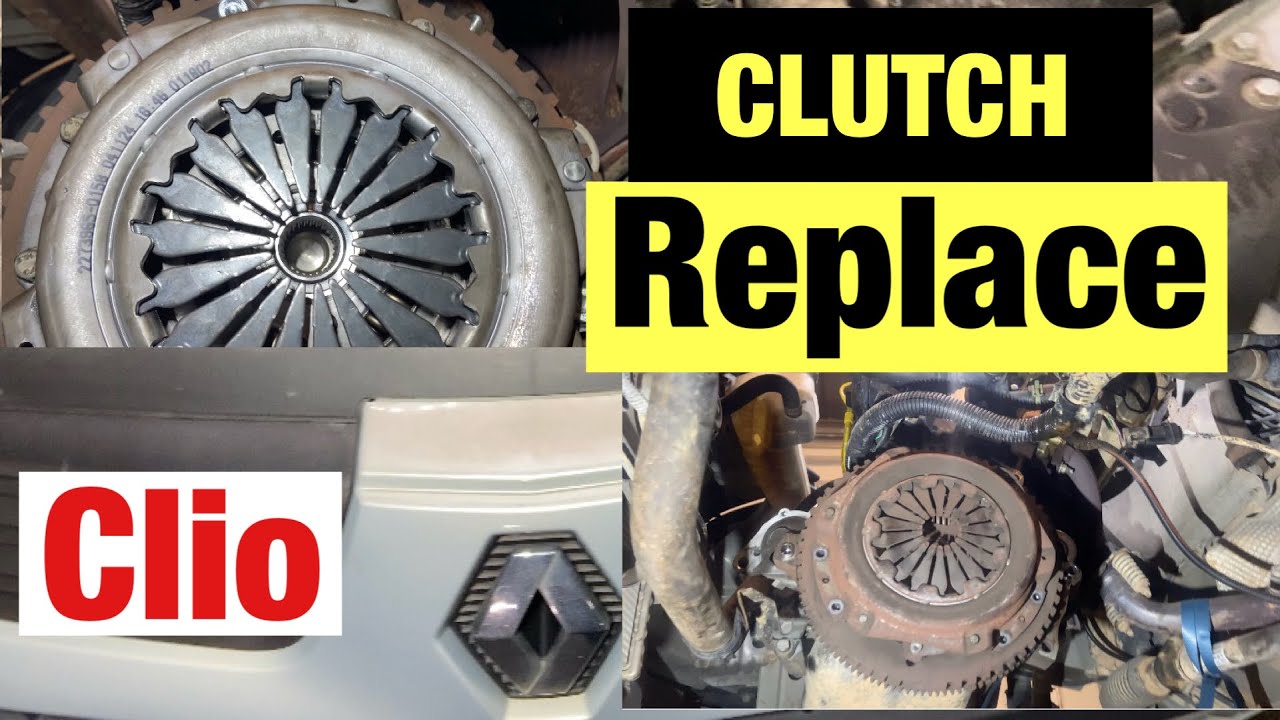 How to remove clutch and replace the clutch kit RENAULT Clio full video ...