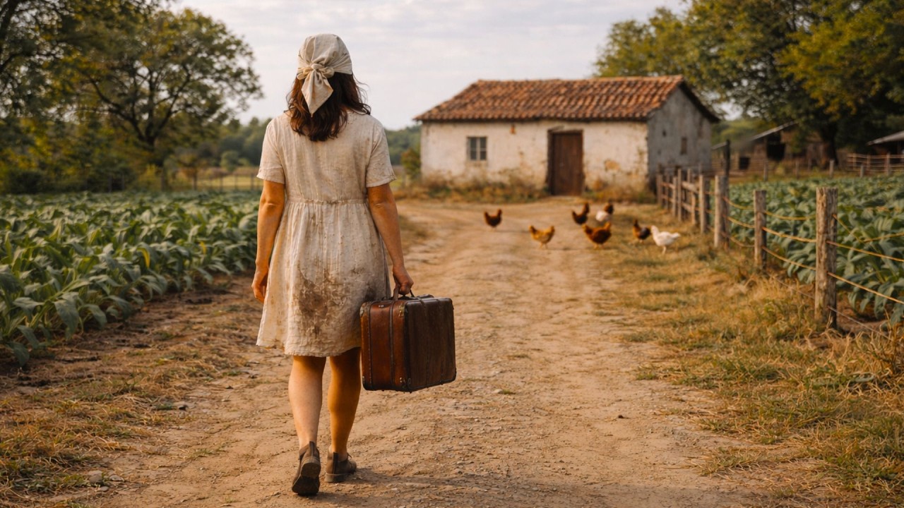 VIÚVA É OBRIGADA A RECOMEÇAR NO MILHARAL E UMA CASA VELHA…SEM SABER DO SEGREDO ESCONDIDO
