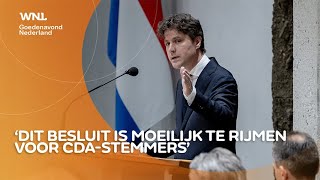 Verliest het CDA stemmers door weigering asielwet? 'Ze nemen een gigantische gok'