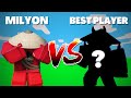 Milyon vs best player in roblox bedwars