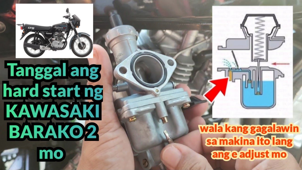 Paano gawin easy start ang KAWASAKI BARAKO II