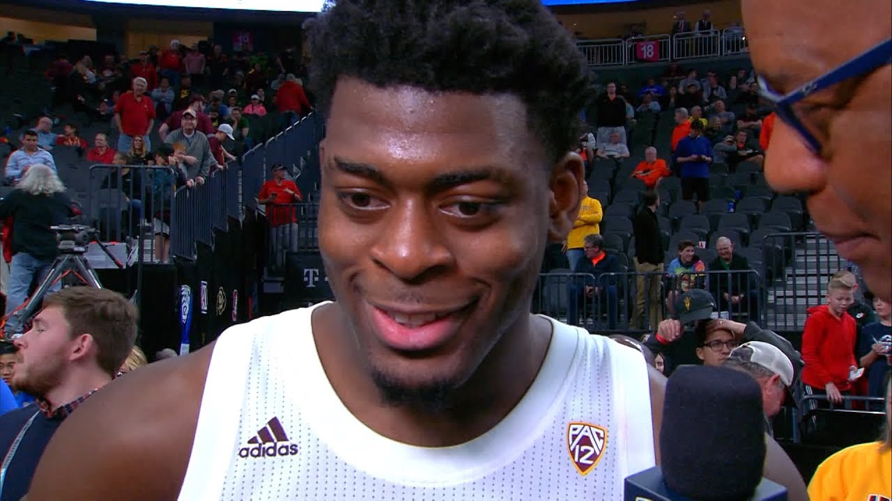 football score 2019 Pac-12 Men's Basketball Tournament: Luguentz Dort reflects after first postseason game