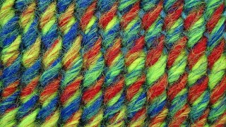 Закрученный узор - Лучшие узоры вязания спицами