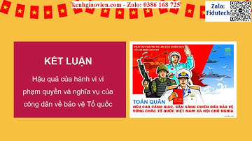 Giáo án powerpoint Bài 16: Quyền và nghĩa vụ công dân về bảo vệ Tổ quốc | GA điện tử GDKT&PL 11 CD
