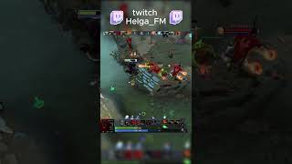 ПОПУСТИЛА «БУСТЕРА» НА СФЕ! 🤡 Койлы мимо, но он умер  #dota2 #стримерша #shorts
