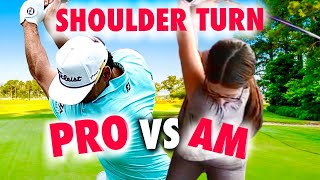 PRO GOLFERS Reveal The Secret To Shoulder Turn You Won't Believe What They Do (golf swing tips) screenshot 4