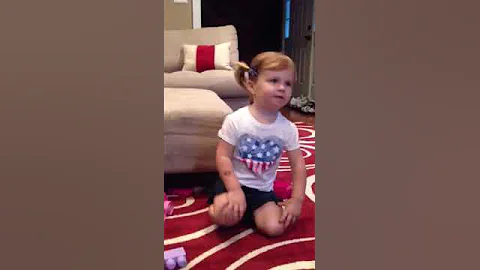 2 year old singing Marine Corps Hymn