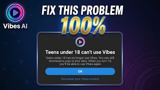 🔴 Vibes AI Under 18 Problem Fix (2026) | 100% Working Secret Trick! screenshot 5