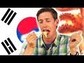 Americans taste exotic asian food