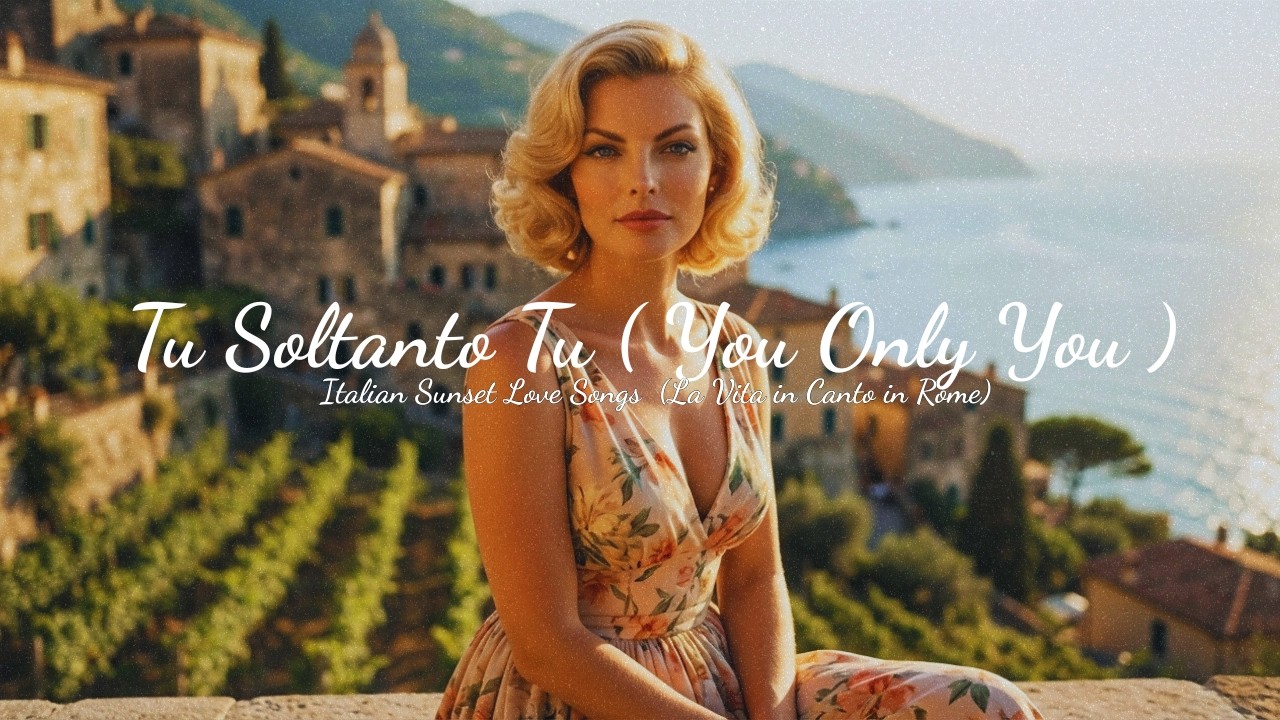 Tu Soltanto Tu ( You Only You ) 💞 Italian Sunset Love Songs  (La Vita in Canto in Rome)