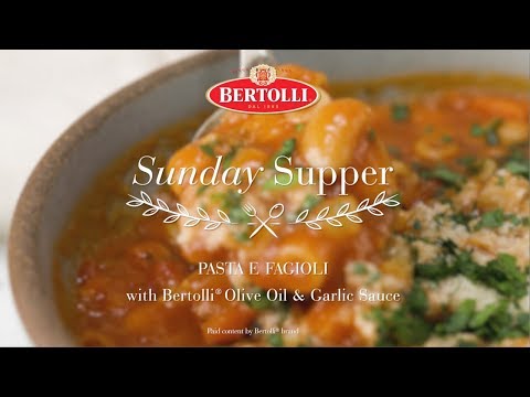 Sunday Supper Recipe: Pasta e Fagioli - video from Bertolli