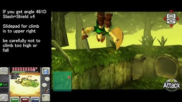 OoT3D : Setup for Seam Hover in Lost Woods room 3 as Child