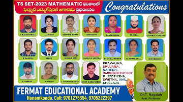 TS SET-23 & AP SET|| CSIR/GATE  MATHEMATICS||ONLINE COACHING|SET ELA CRACK CHAYALI||EASY TRIPS
