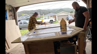 DIY Squaredrop camper build  Part 6: Sandwich Walls (pt. 1)