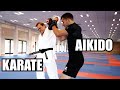 Aikido vs Karate - REAL SPARRING