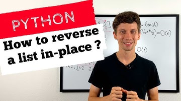 Reverse a list in Python in-place