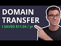 How to Transfer Your Domain & Save Money in 2022